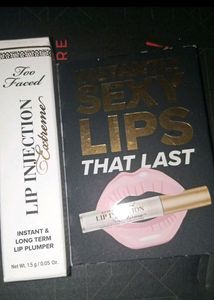 Too Faced Better Than Sex Mascara + Lip Injection