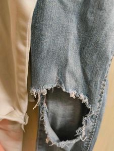 Ripped Light Wash Jeans