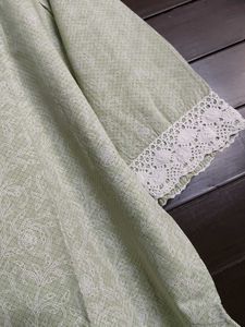 Women Green Printed Embroidered Kurta Set