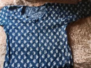 Denim Blue Short Top
