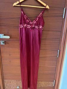 4 Piece Satin Nightwear