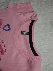 Cute Pink Girls Top