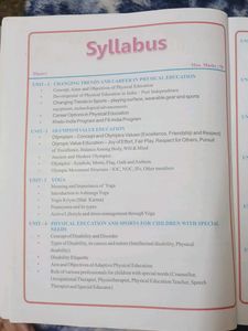 Physical Education Textbook - Class 11