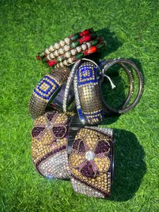 Beautiful Party Wear Stone Bangles