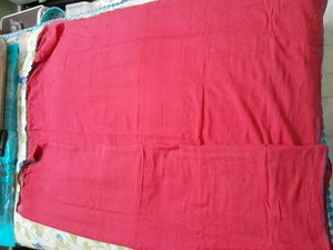 Elegant Red Ethnic Fabric