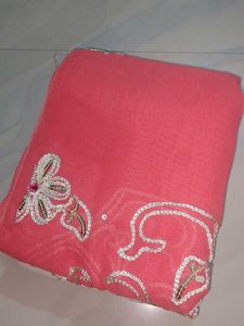 Georgette Embroidery Saree