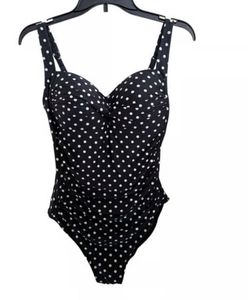 Polka Dot One-Piece Swimsuit