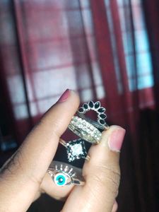 Silver &amp; Black Rings