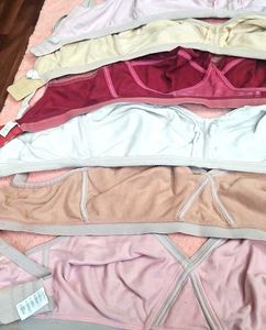 40 Size, 6 Full Coverage Bras + Free 🎁