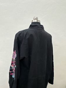 Embroidered Black Jacket