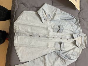 Classic Faded Denim Shirt Full Sleeves