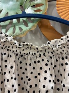 Polka Dot Bodysuit Top