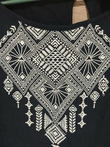 Boho Embroidered Top
