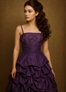 Elegant Purple princess Gown