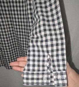Gingham Button-Down Shirt