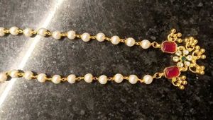 Combo Jewellery Gold Plated Green, Pink , diamond