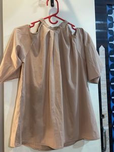 Blush Cold Shoulder Top