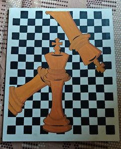 Chess Theme Painting