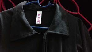 Collared Crop Top