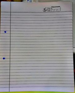One Side Ruled Sheet