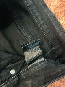 H&amp;M Charcoal Denim Regular Fit Jeans