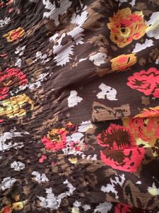 Crepe Floral Dress