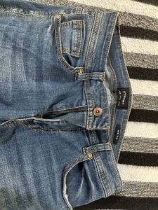 Distressed Denim Jeans