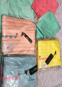 😍Beautiful Thread Work Kurti Pant Dupatta Sets🥰