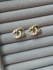 Chanel Inspired Golden Earrings