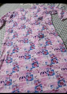 Pink Embroidered Kurta Set