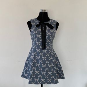 Mini Bow Skater Dress