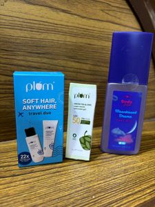 Plum Combo Of 3 (Hair Care Duo, Mist & Sunscreen)
