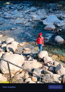 Red Knit Sweater with Detail