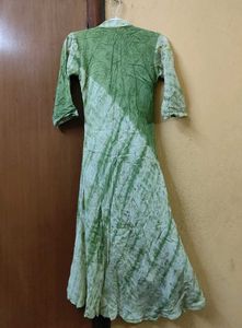 Beautiful Green Coloured Ethnic Gown