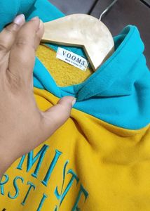 Gold Yellow Winter Hoodie Sweatshirt 4-5 Year Boy