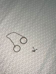Ring and Fake magnetic septum piercing
