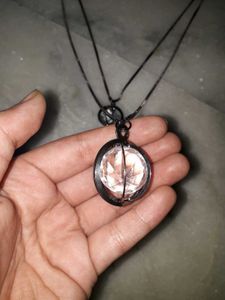 Black Pendant Chain 2 Layer