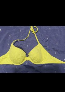 H&amp;M Yellow Bikini Top