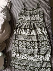 Elephant Print Sundress