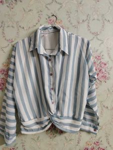 Blue Stripe Top