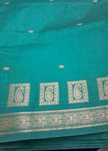 Sea Green Color Mysore Silk New Saree