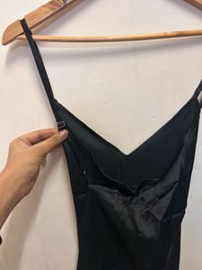 Silky Black Lounge Set