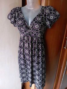 Patterned Mini Dress