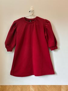 Red Puff Sleeve Top