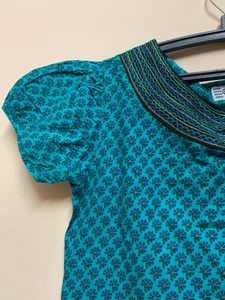 Pretty puff Sleeve Women’s Kurthi