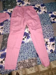 Pink Girls' Pajama Set