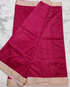 Maroon Colour Banarasi Silk Saree