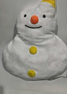 Cute Snowman Plush Pillow