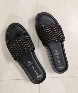 Blue Tyga Toe Ring Sandals