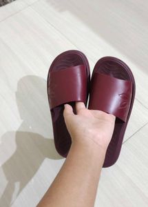 Burgundy Colour Flip Flops